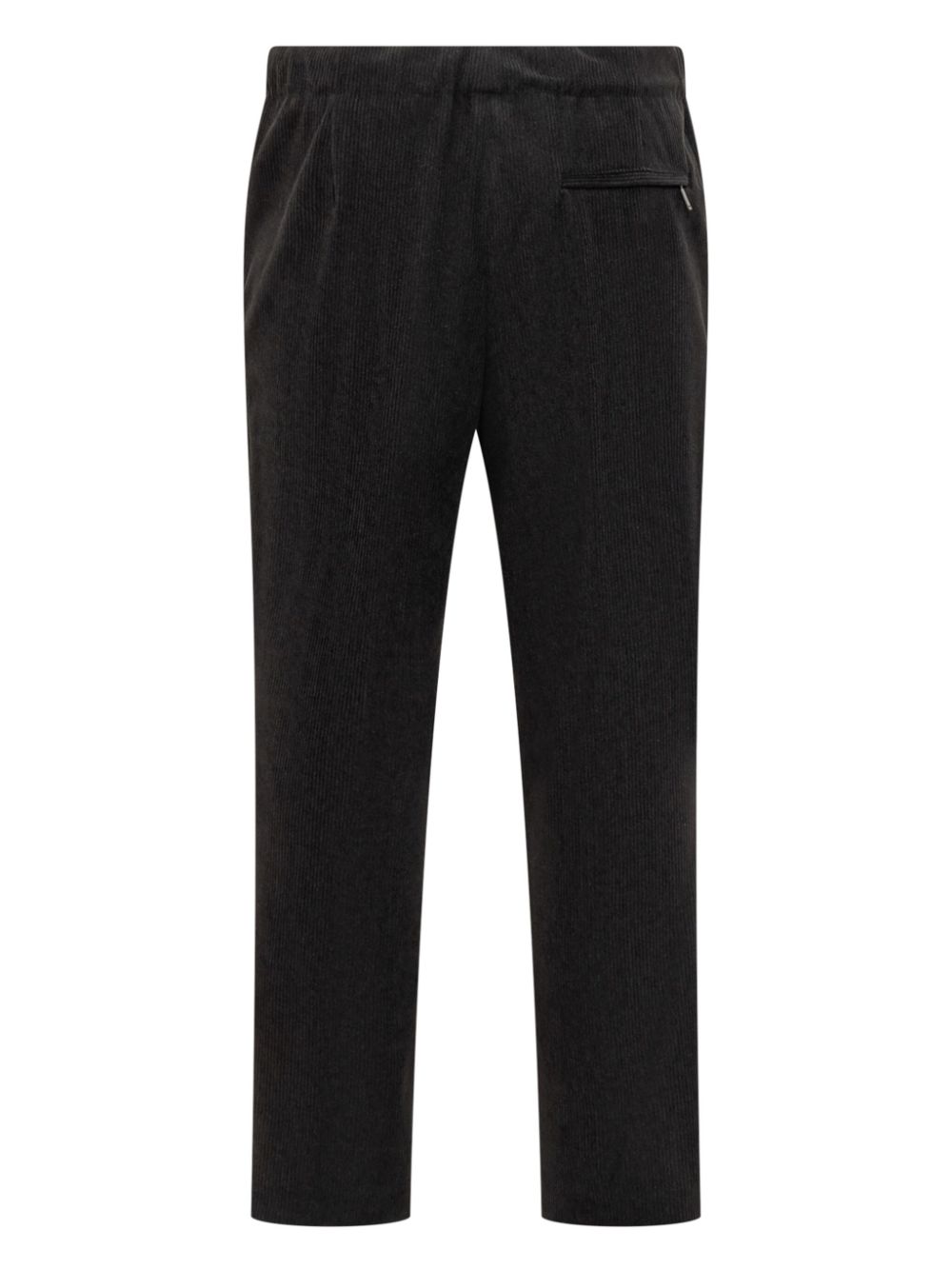 BOSS drawstring-fastening trousers - Zwart