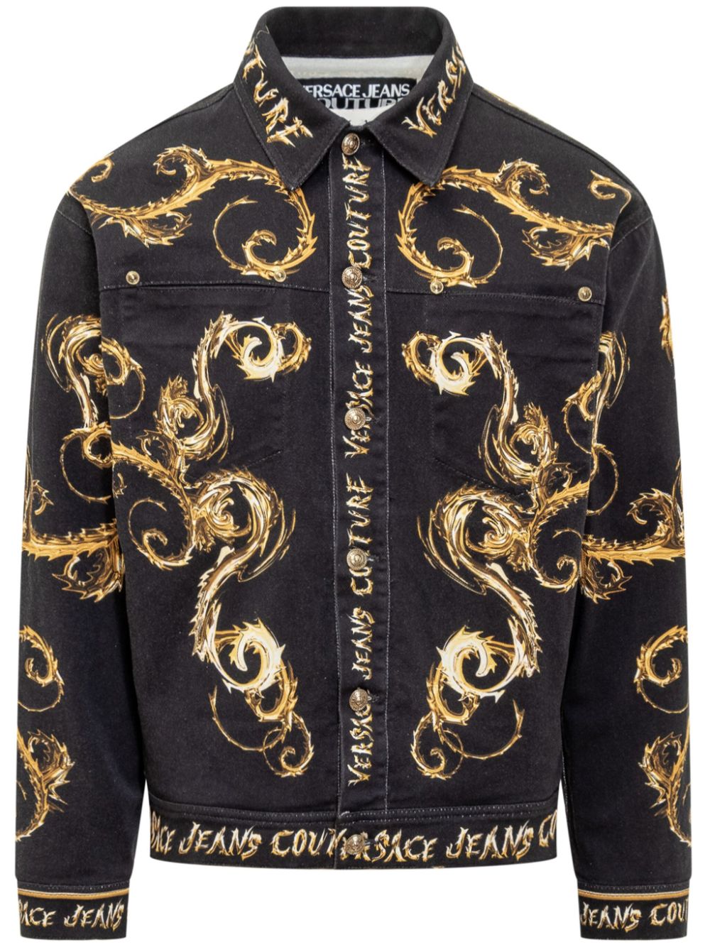 Barocco-print jacket