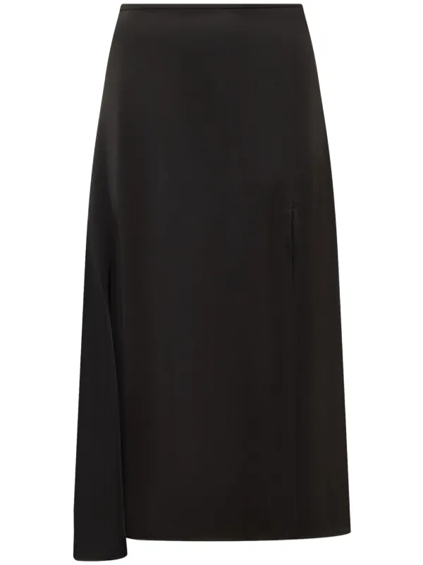 Jil Sander Gonna 62 Midi Skirt in Black