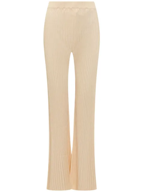 Jil Sander ribbstickade byxor