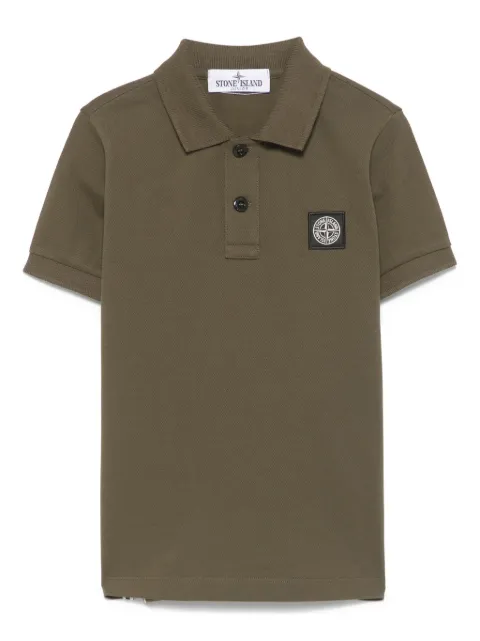 Stone Island Junior قميص بولو بنقش بوصلة
