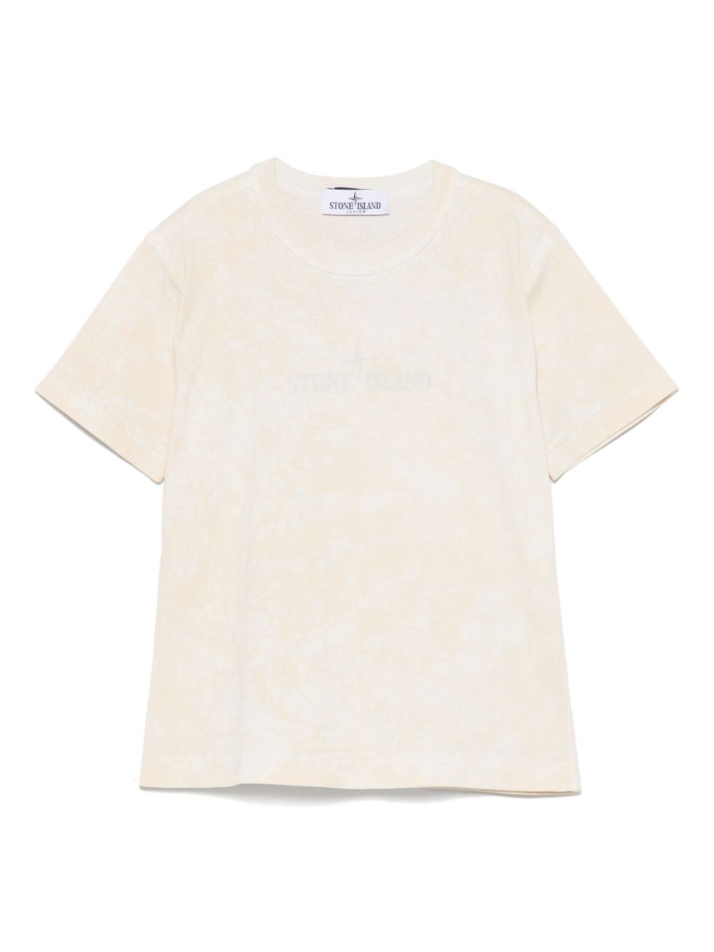 Stone Island Junior logo-print T-shirt - Neutrals