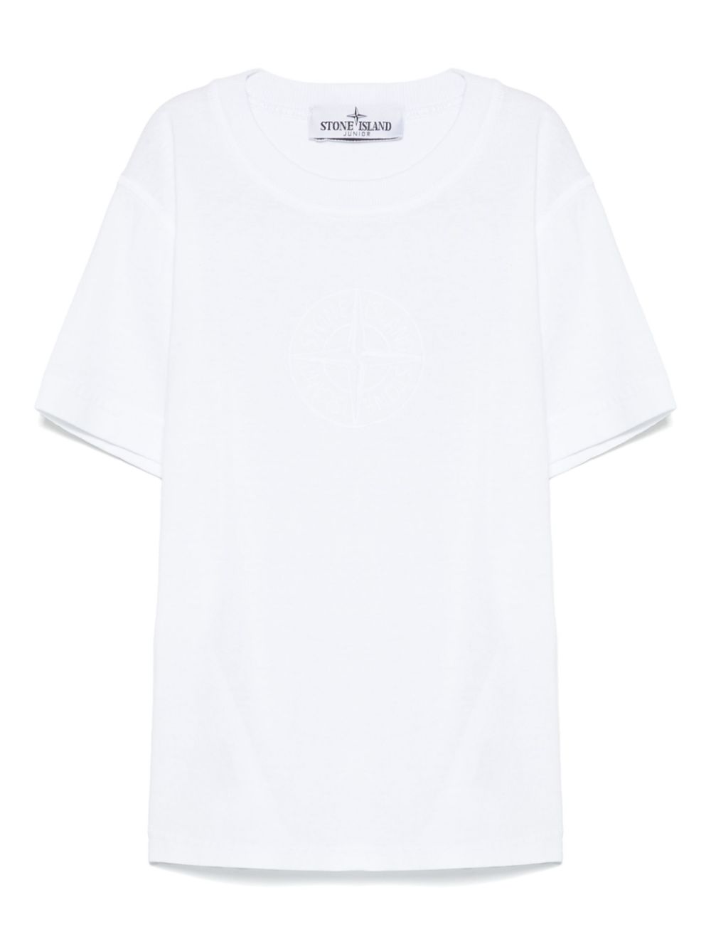 Stone Island Junior Compass-motif T-shirt - White