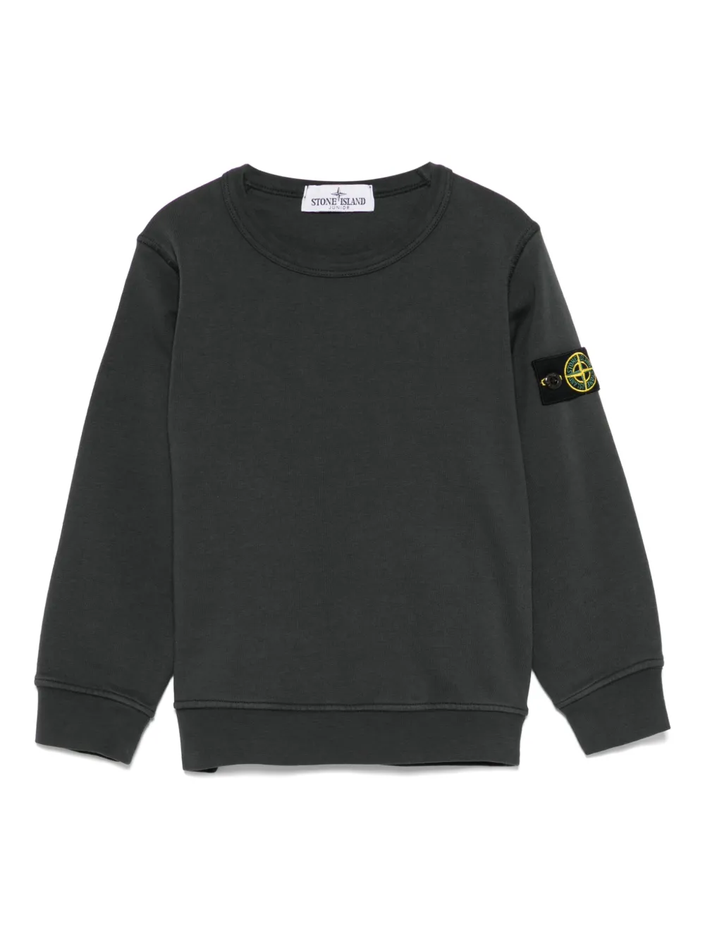 Stone Island Junior Sweater met Compass-logopatch Blauw