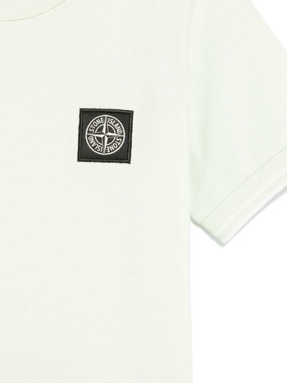 Stone Island Junior Sweater met Compass-logopatch Groen