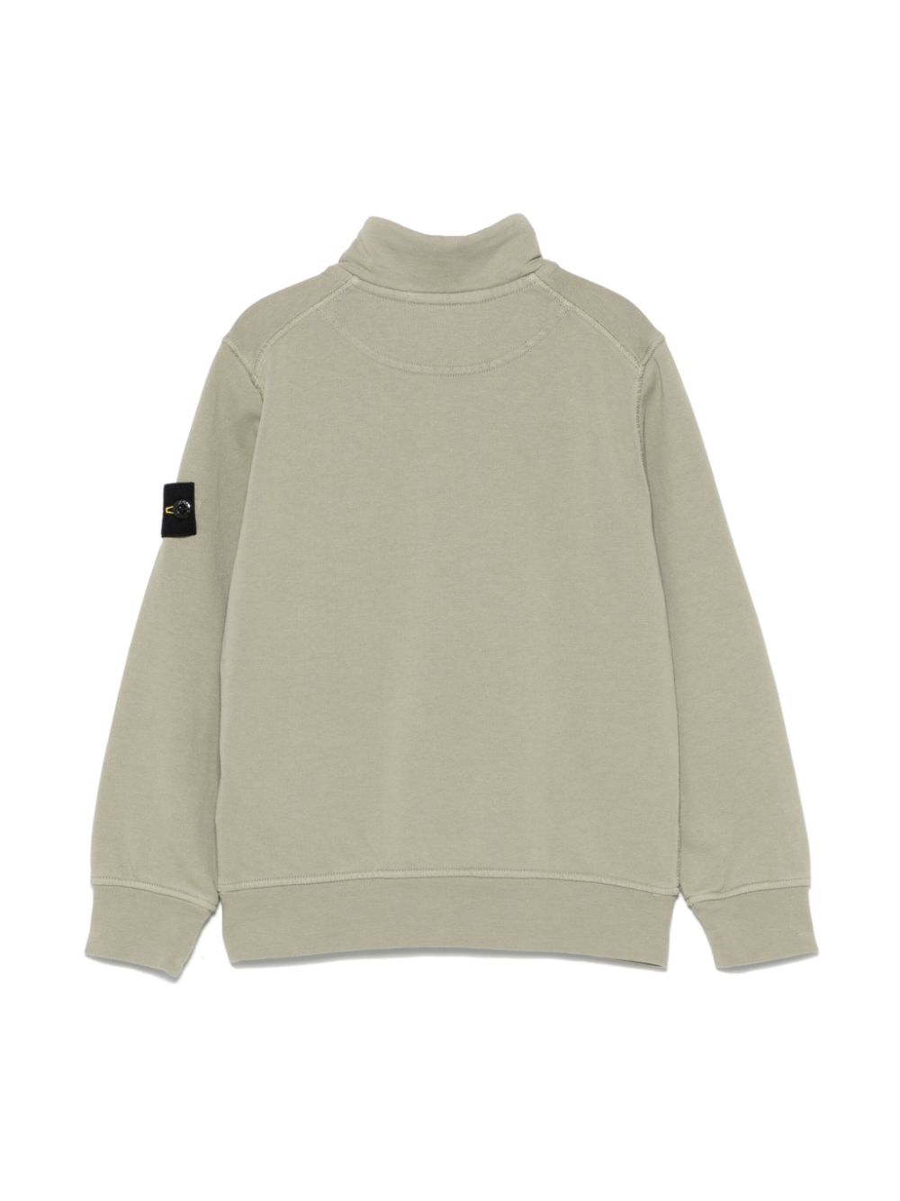 Stone Island Junior Compass-badge pullover - Groen