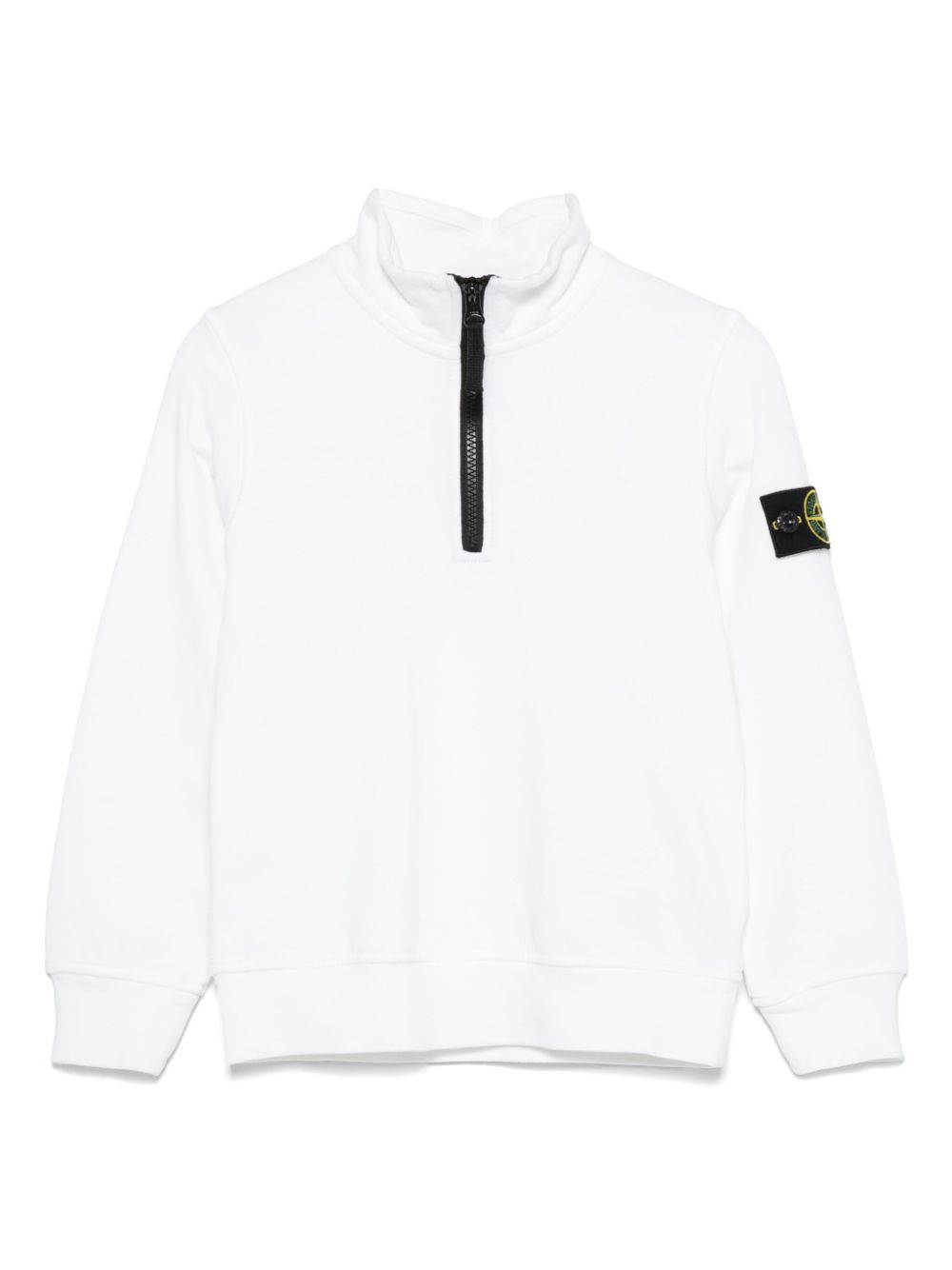 Stone Island Junior Compass-badge sweatshirt Wit