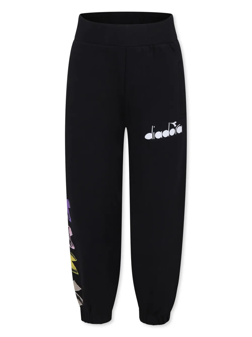 Diadora Junior Katoenen trainingsbroek Zwart