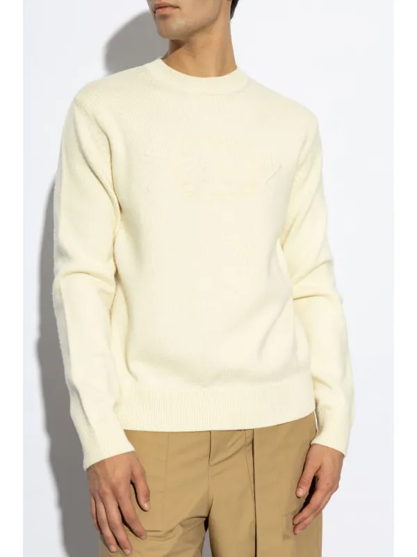 Givenchy logo-embroidered Jumper | Neutrals | FARFETCH