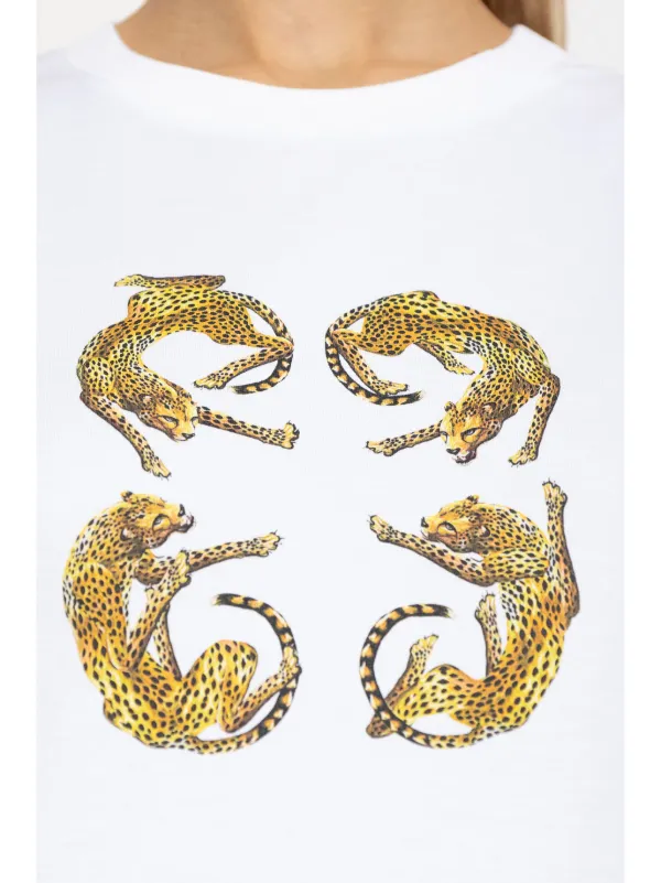 Givenchy 4G レオパード Tシャツ | ホワイト | FARFETCH JP