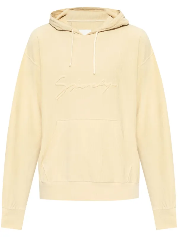 Givenchy logo-embroidered Hoodie Neutrals FARFETCH IN
