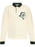 Givenchy logo-patch polo shirt - Neutrals
