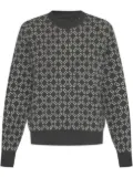 Givenchy monogram-jacquard jumper - Grey