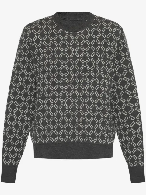 Givenchy monogram-jacquard jumper