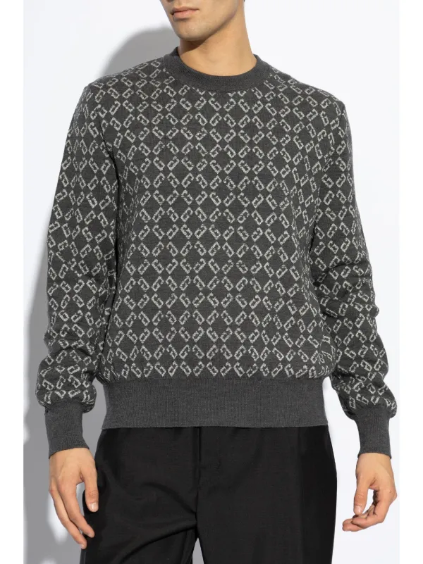 Givenchy monogram-jacquard Jumper | Grey | FARFETCH ZA
