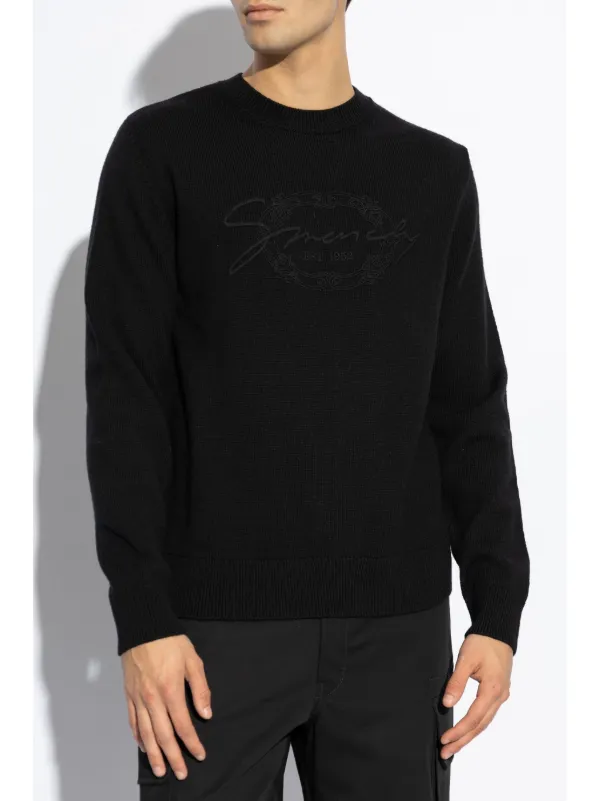 【送料&関税込】Givenchy Logo Embroidery Sweater Givenchy Embroidered Logo Sweater - Givenchy - Men | WE IN STYLE