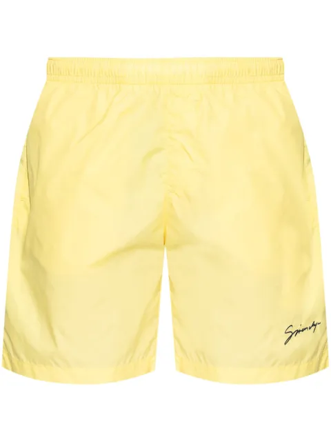 Givenchy Badeshorts mit Logo-Stickerei