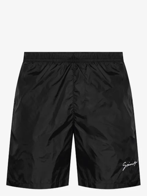 Givenchy logo-embroidered swim shorts