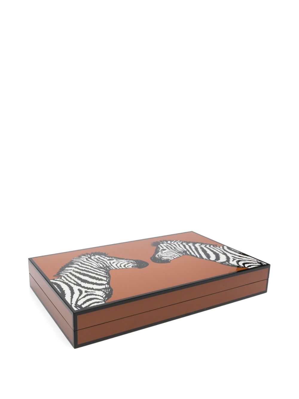 Jonathan Adler Zebra backgammon spel - Bruin