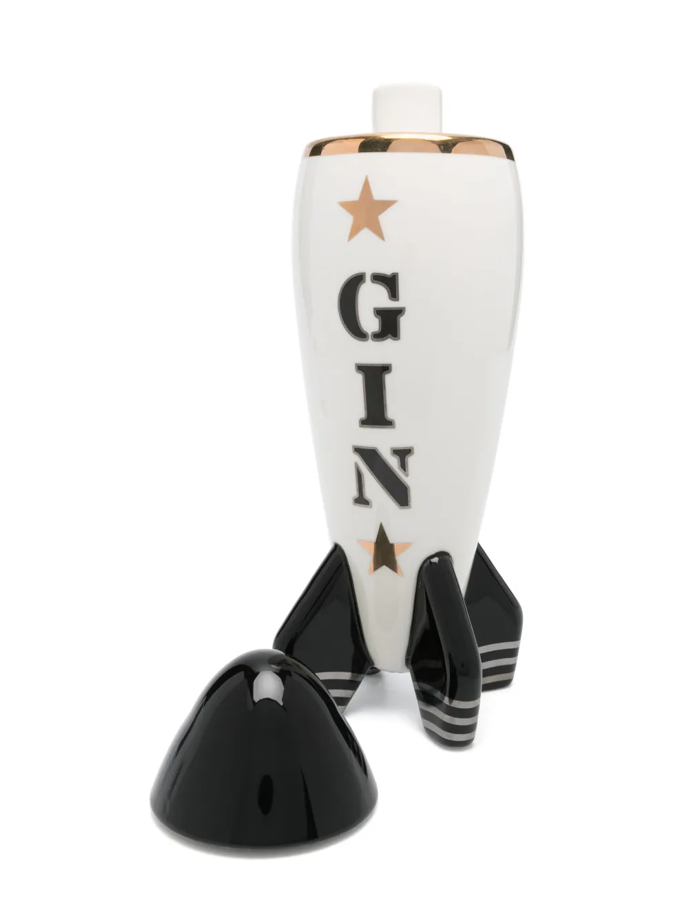 Jonathan Adler Gin Rocket Decanter In Weiss
