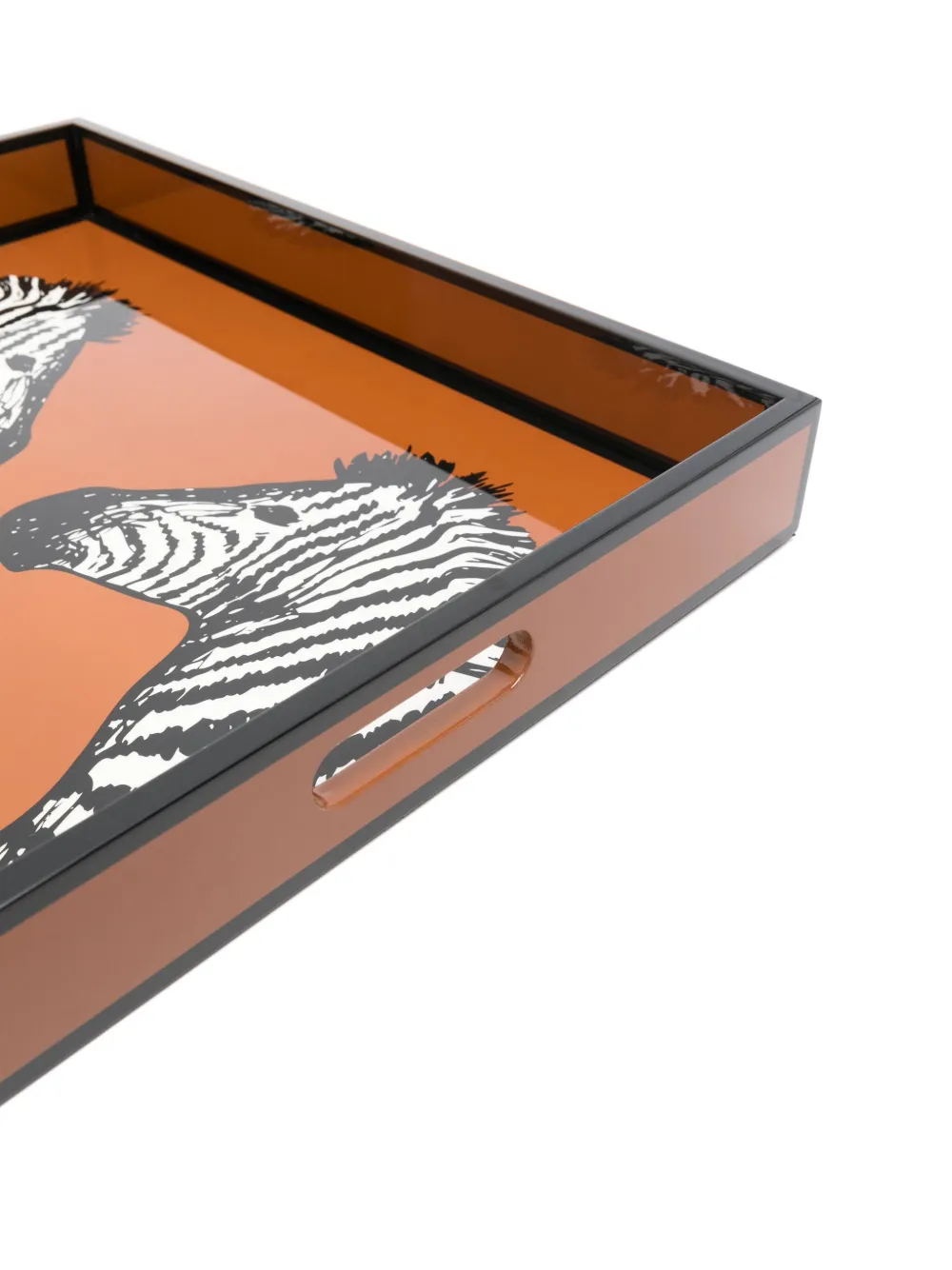 Jonathan Adler Zebra Tray In Braun