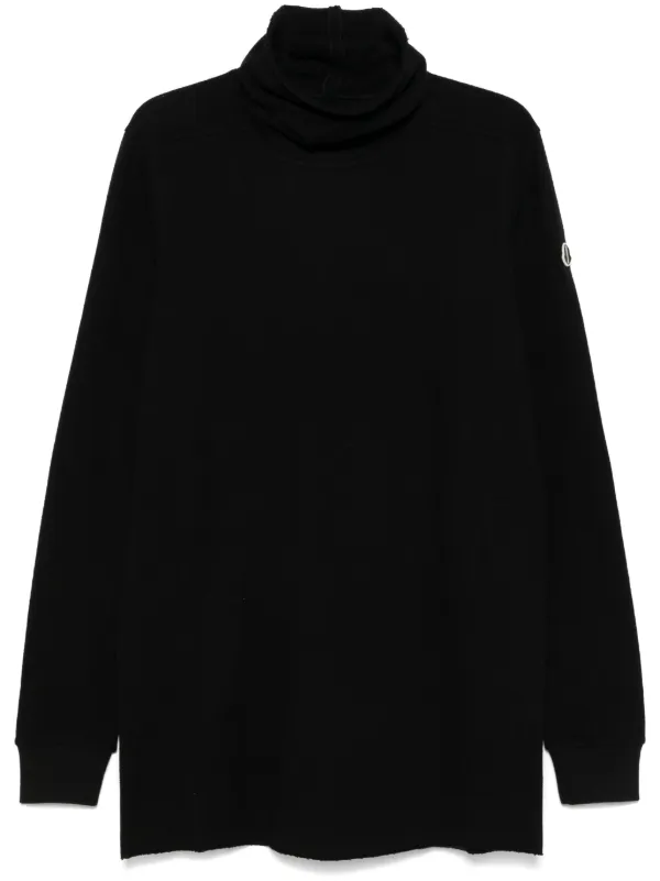 Moncler Rick Owens x Rick Owens Surf T Sweater Black FARFETCH TR