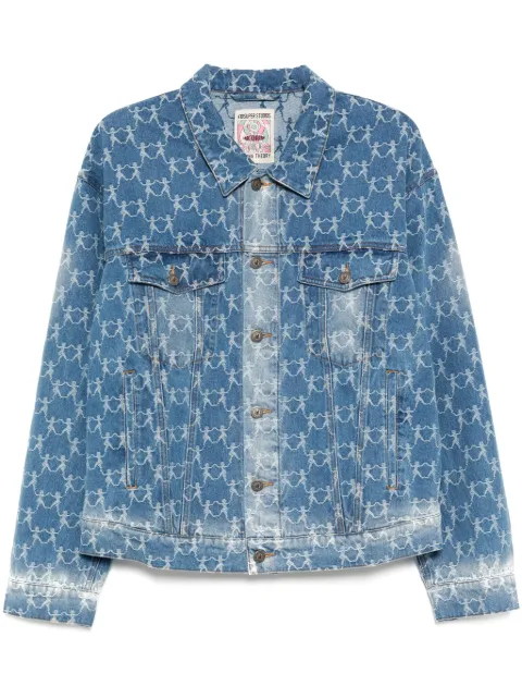 KidSuper chamarra con motivo en jacquard