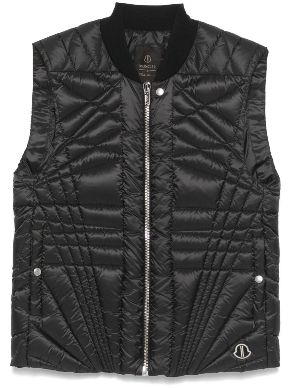 Moncler + Rick Owens Megapenta Flight gilet - Black