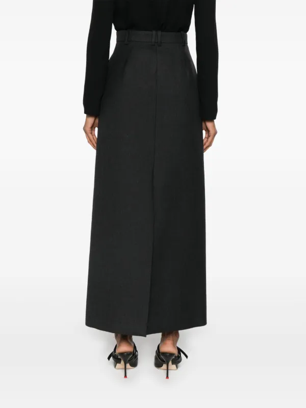 The Row Roux スカート | グレー | FARFETCH JP