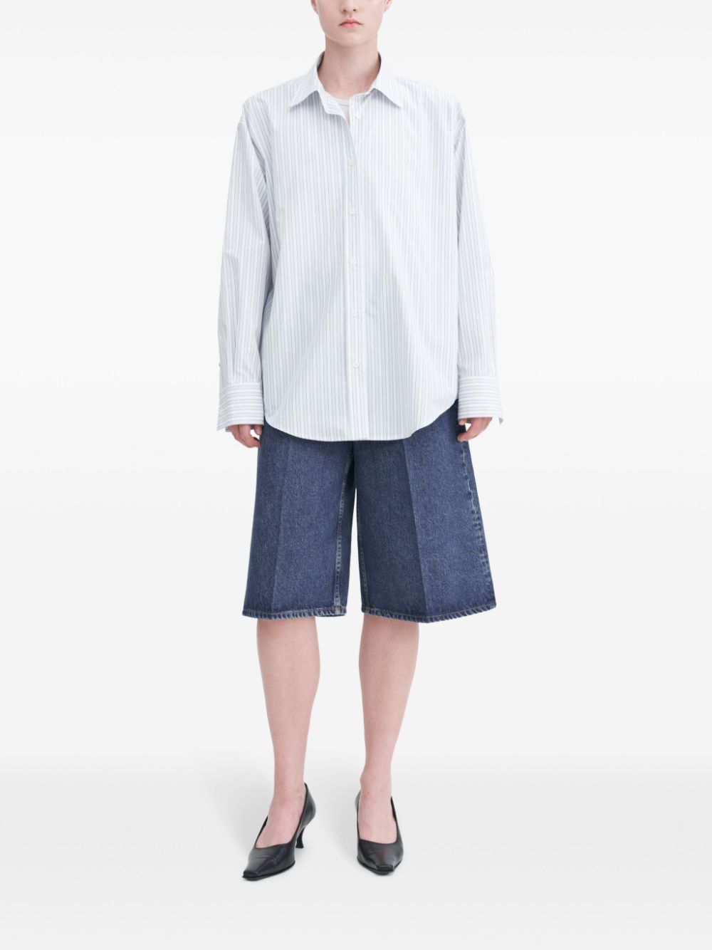 Filippa K pinstripe shirt - Blue