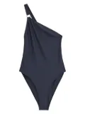 Filippa K asymmetric shimmer swimsuit - Black