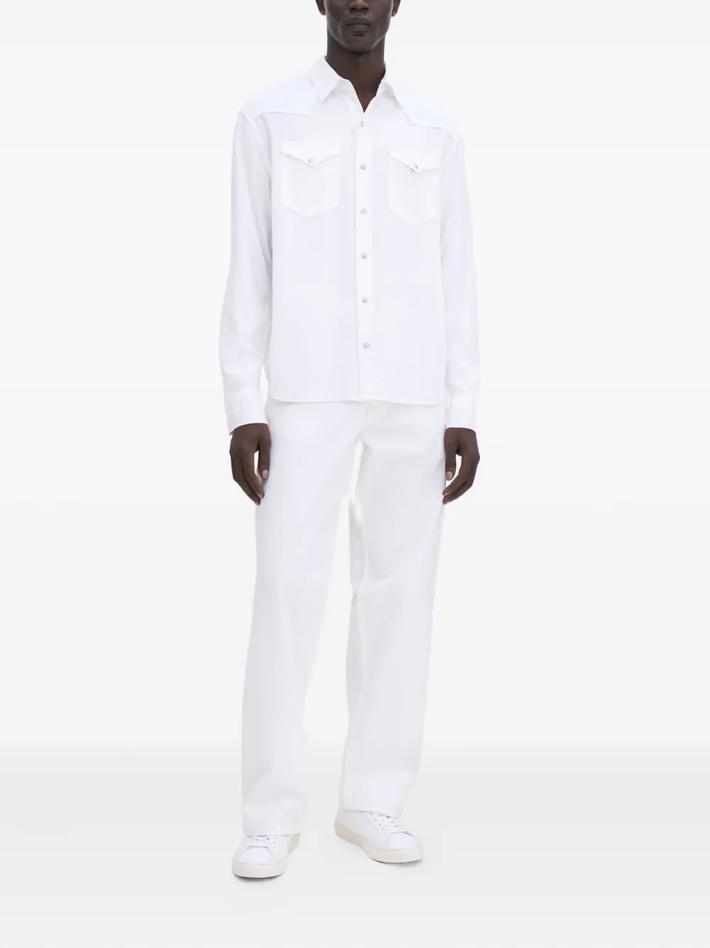 Filippa K patch-pocket shirt - Wit