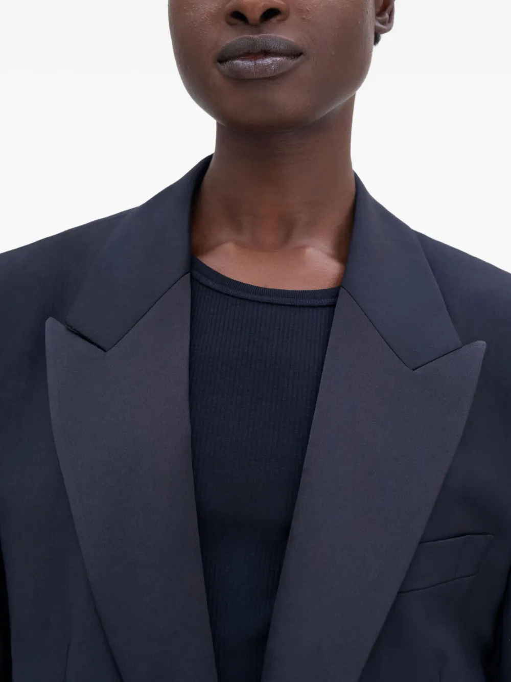 Filippa K Wool Single-breasted Blazer In Blue