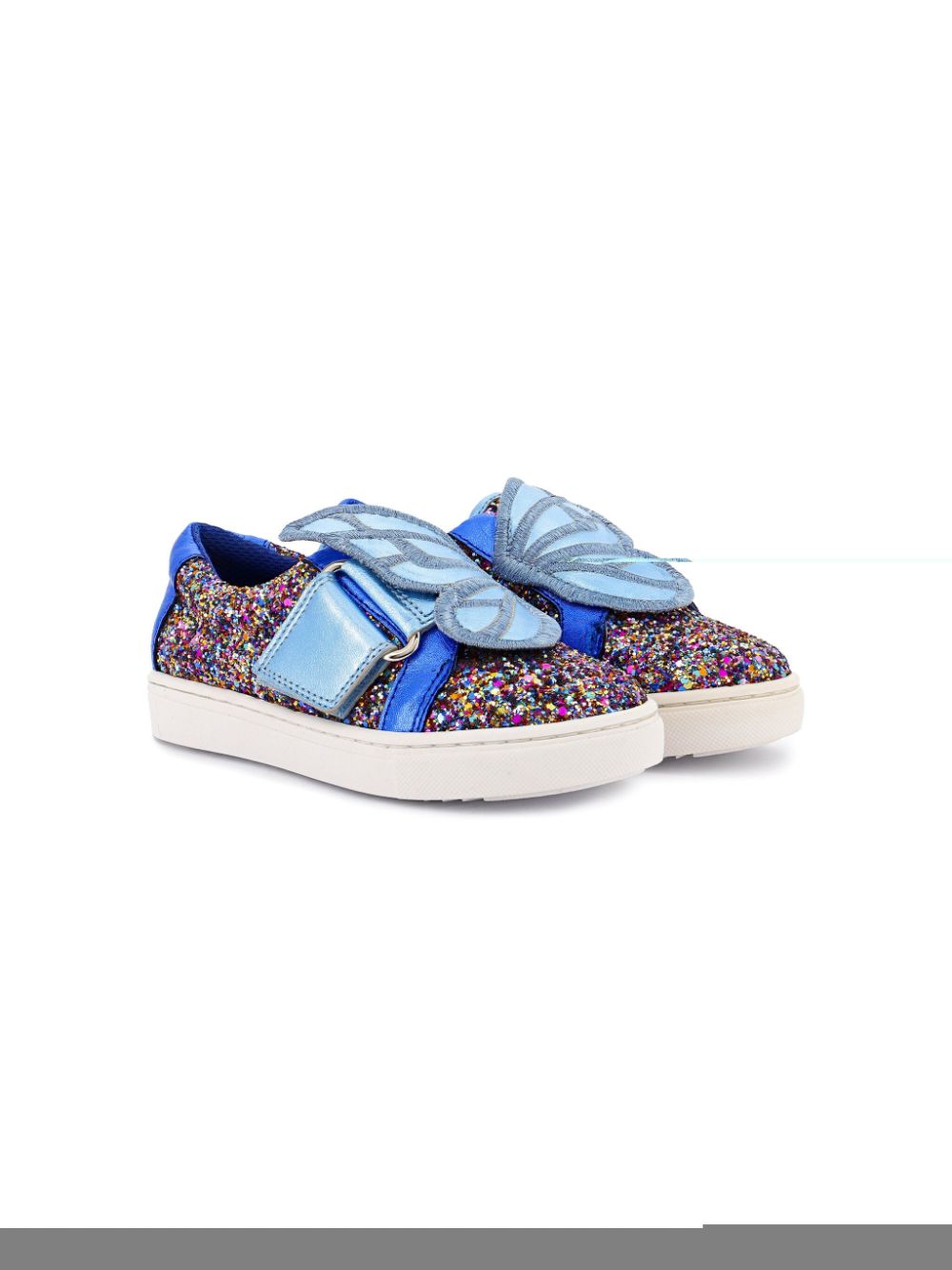 Sophia Webster Mini butterfly-motif sneakers Blue