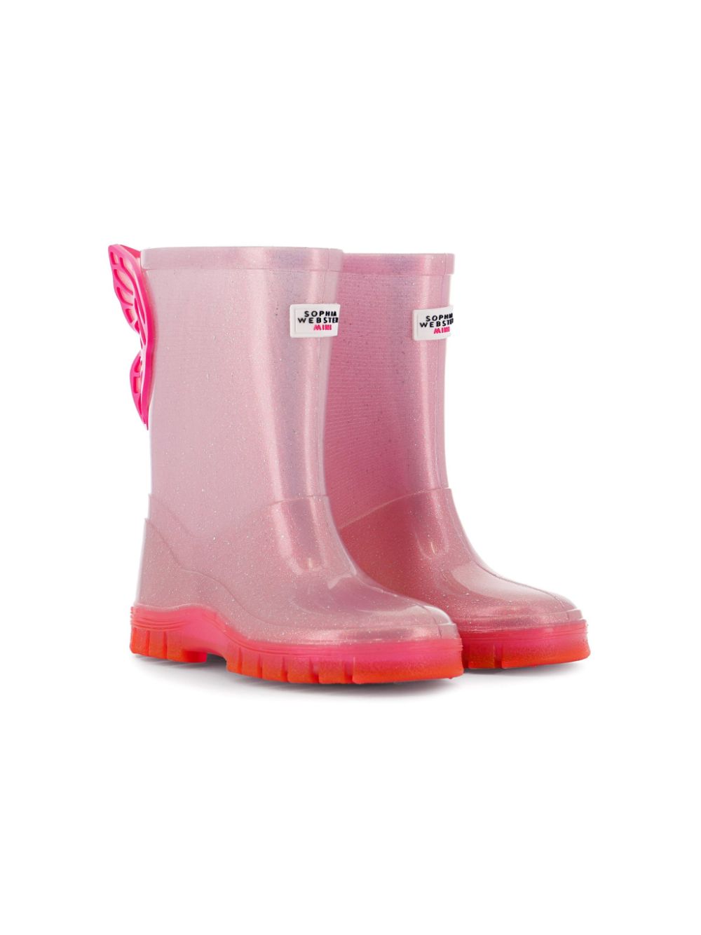 Sophia Webster Mini Butterfly boots Pink