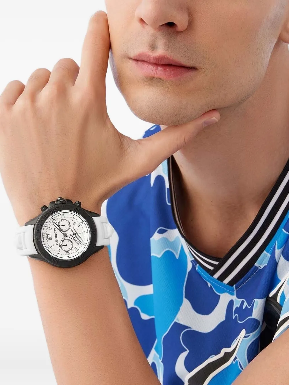 Plein Sport Warrior Tech 48 mm - Wit