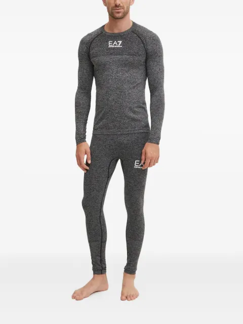 Ea7 Emporio Armani logo base layer set