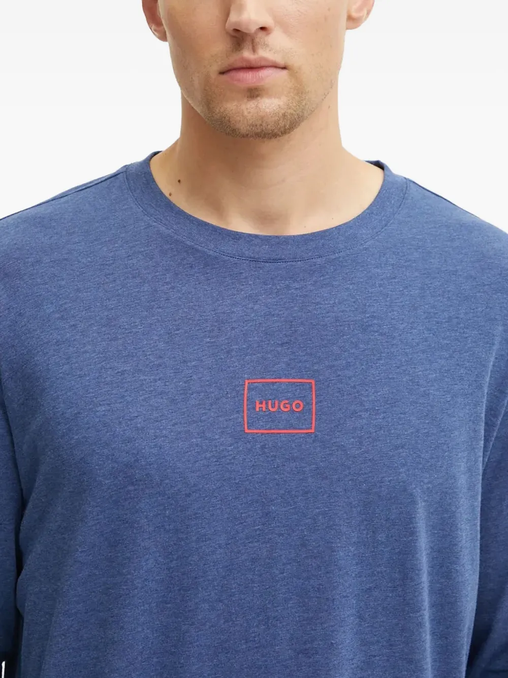 Hugo Boss Logo-print Sleepwear Set (set Of Two) In Blue