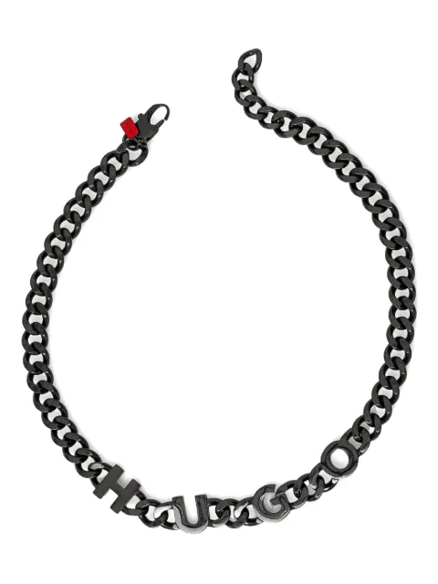 HUGO collar con dije del logo