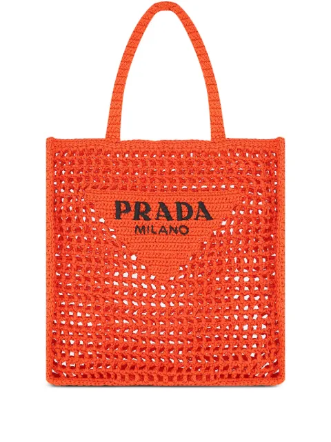 Prada Shopper mit Triangel-Logo