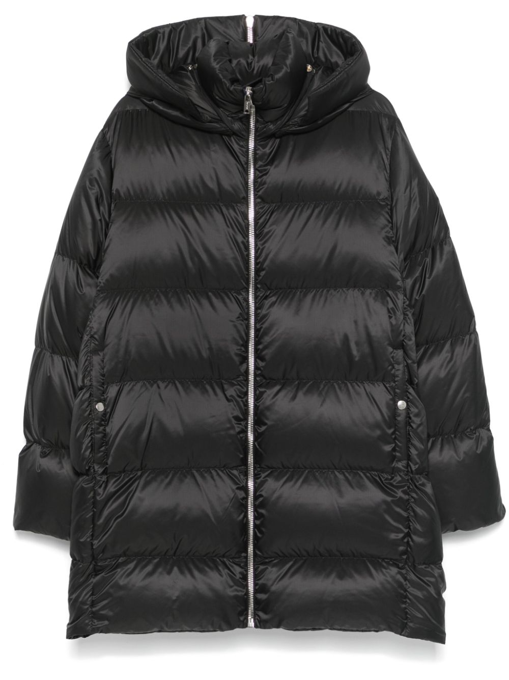 Moncler + Rick Owens Cyclopic puffer coat - Black