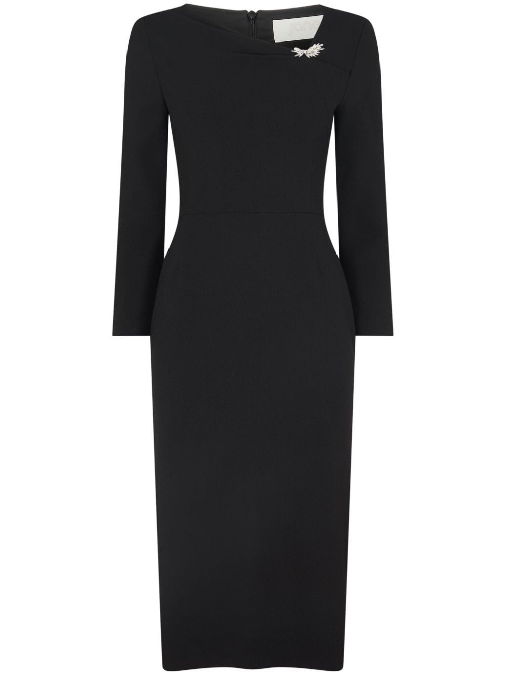 JANE Vreeland midi dress – Black