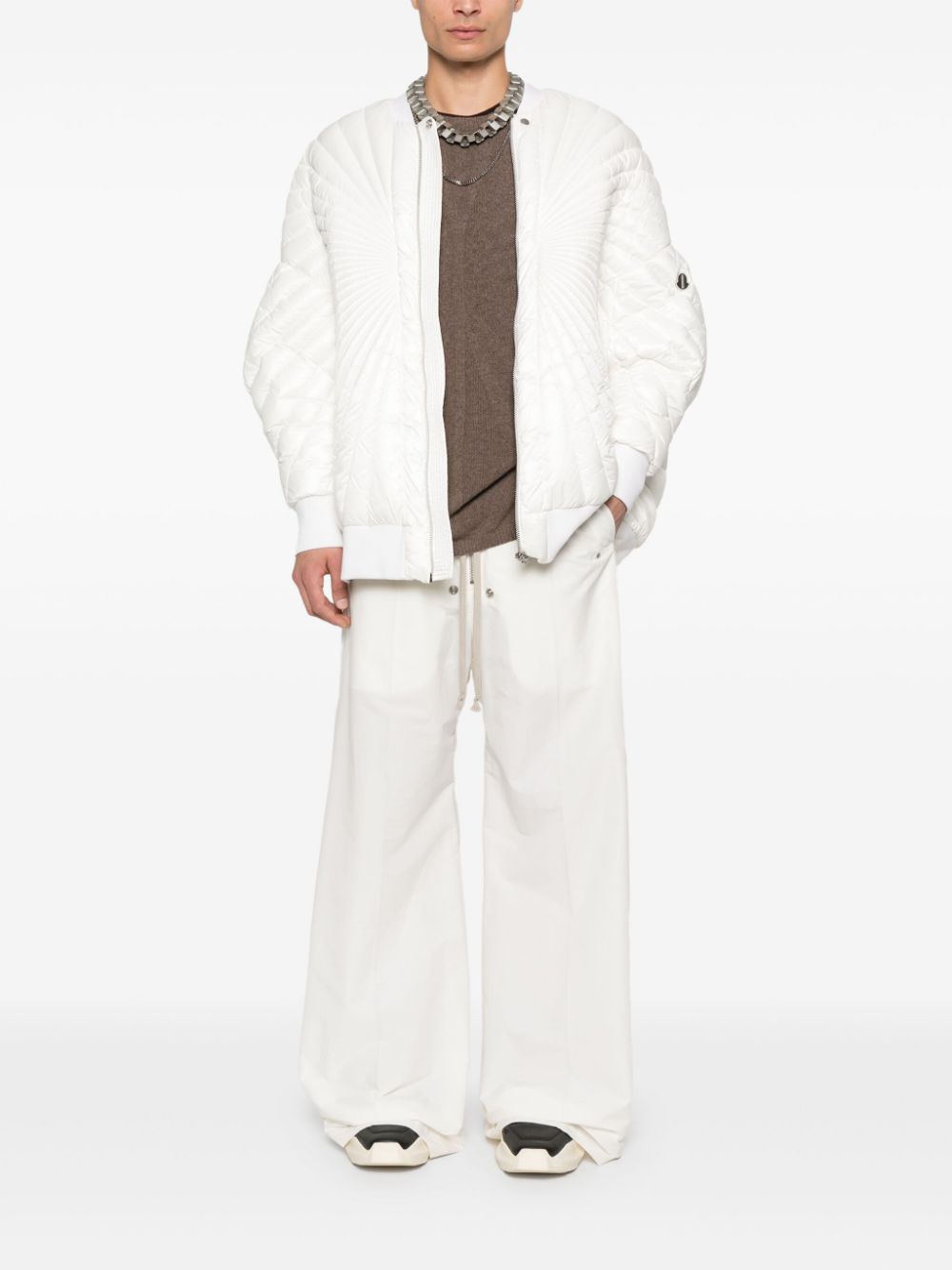 Moncler + Rick Owens x Rick Owens Radiance Peter jack - Wit