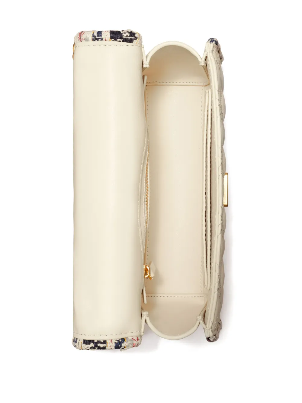 Tory Burch Small Fleming Convertible Shoulder Bag In Neutral