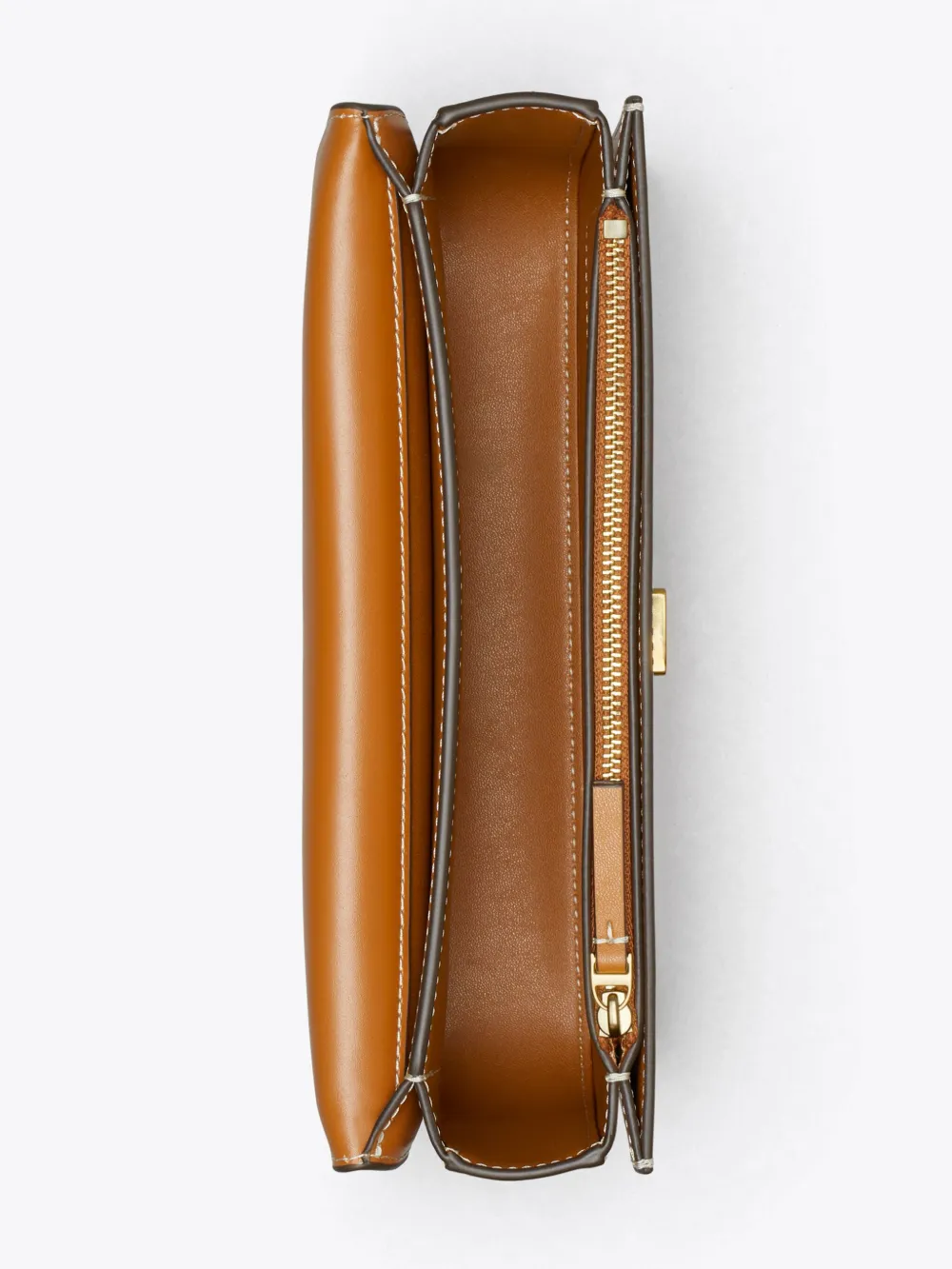 Tory Burch Eleanor kleine schoudertas Bruin