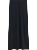 Filippa K Shiny Rib maxi skirt - Black