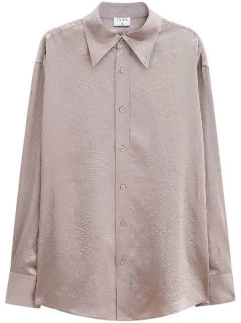 Filippa K camisa con efecto arrugado