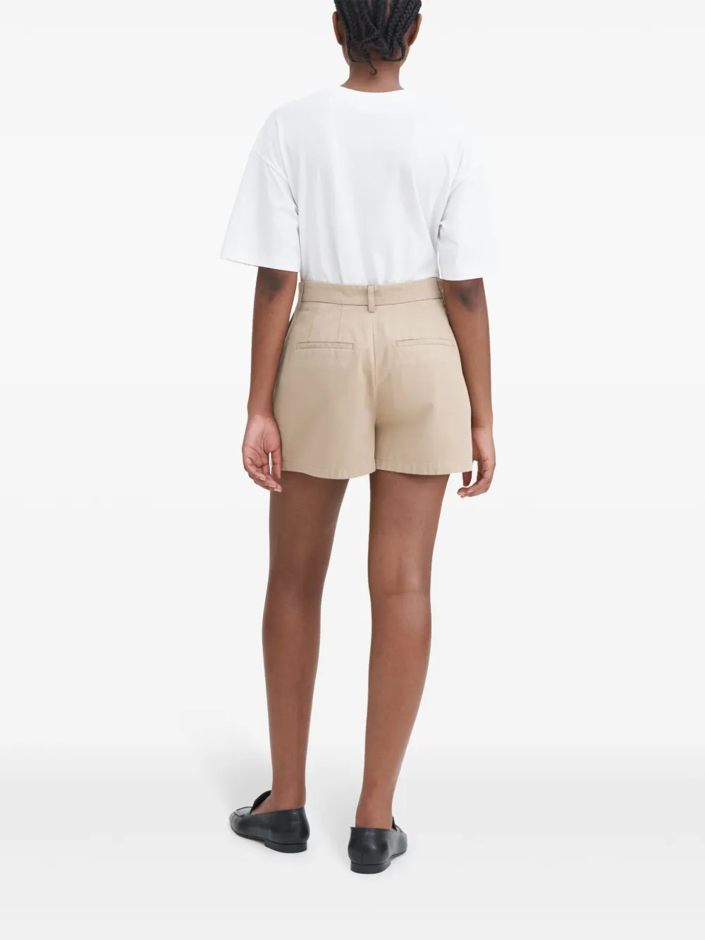 Filippa K Shorts van biologisch katoen Beige