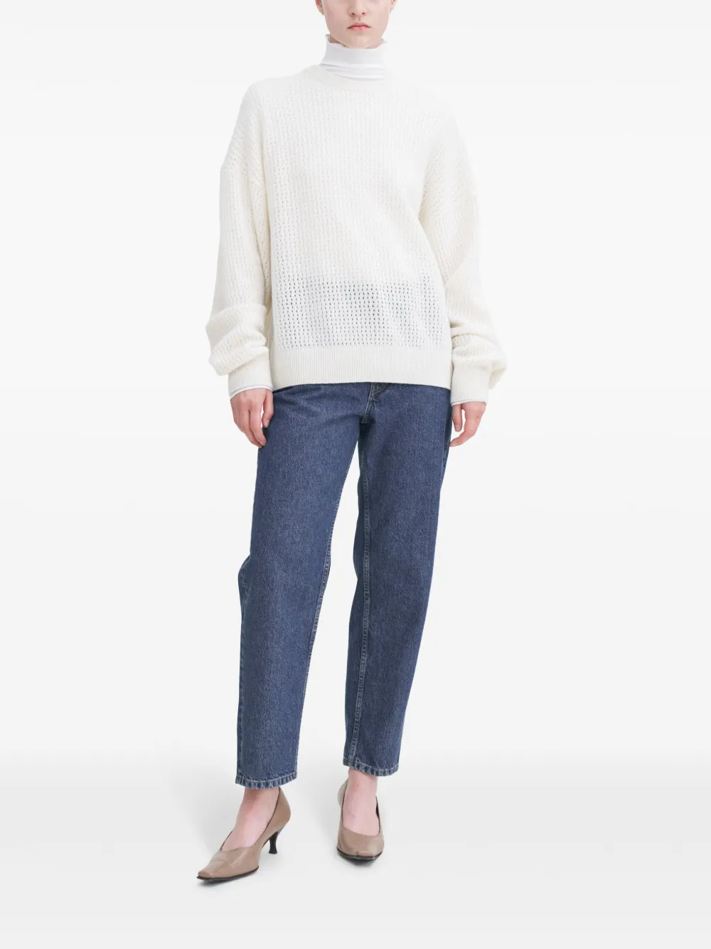 Filippa K pull en maille pointelle | Pulls | Image 2