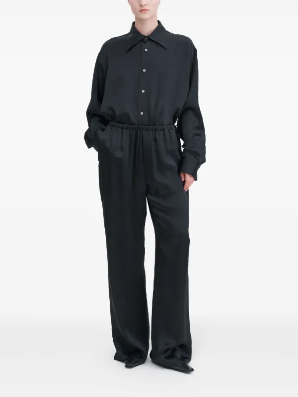 パンツ Filippa K Black Technical Fabric With Medium Rise 26820777_56467842_600.jpg